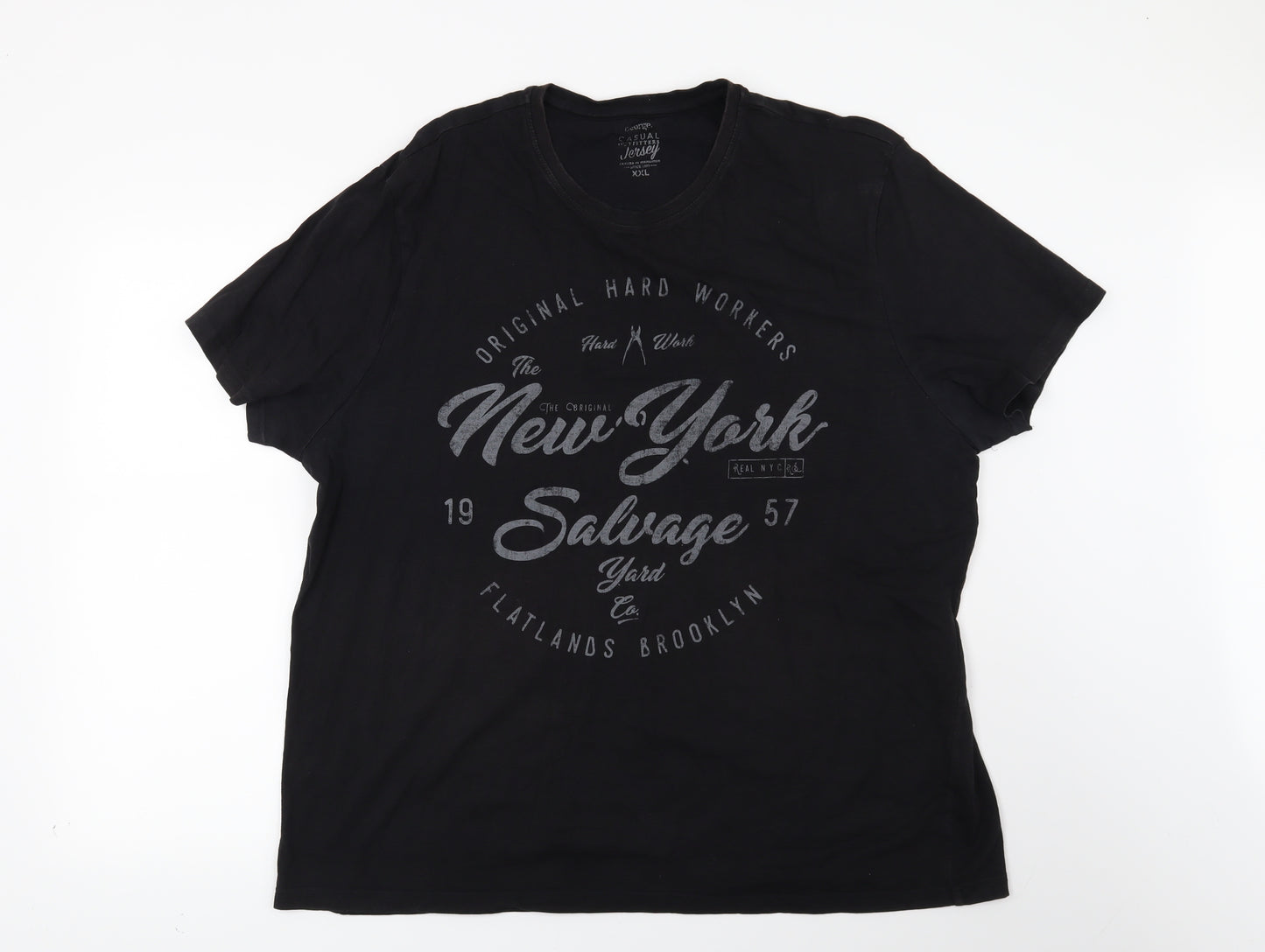 George Mens Black    T-Shirt Size 2XL  - New York