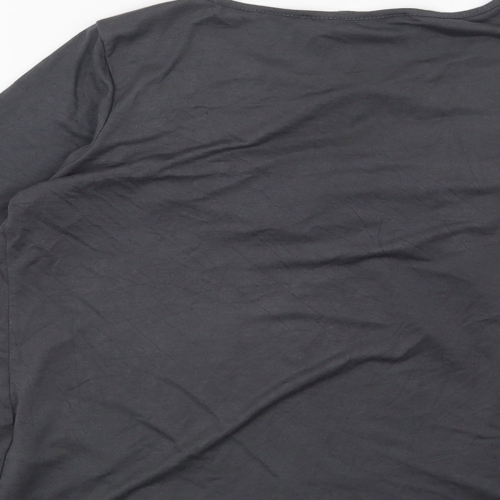 La Redoute Womens Grey Geometric  Basic Blouse Size 6