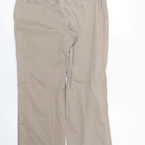 Marks and Spencer Womens Beige   Trousers  Size 12 L27 in