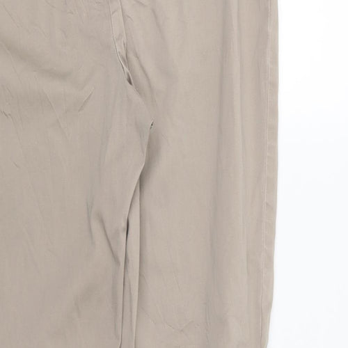 Marks and Spencer Womens Beige   Trousers  Size 12 L27 in