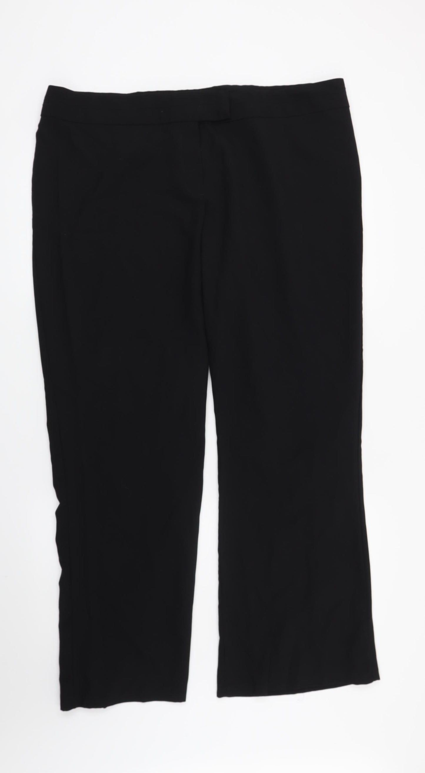 George Womens Black   Trousers  Size 20 L30 in