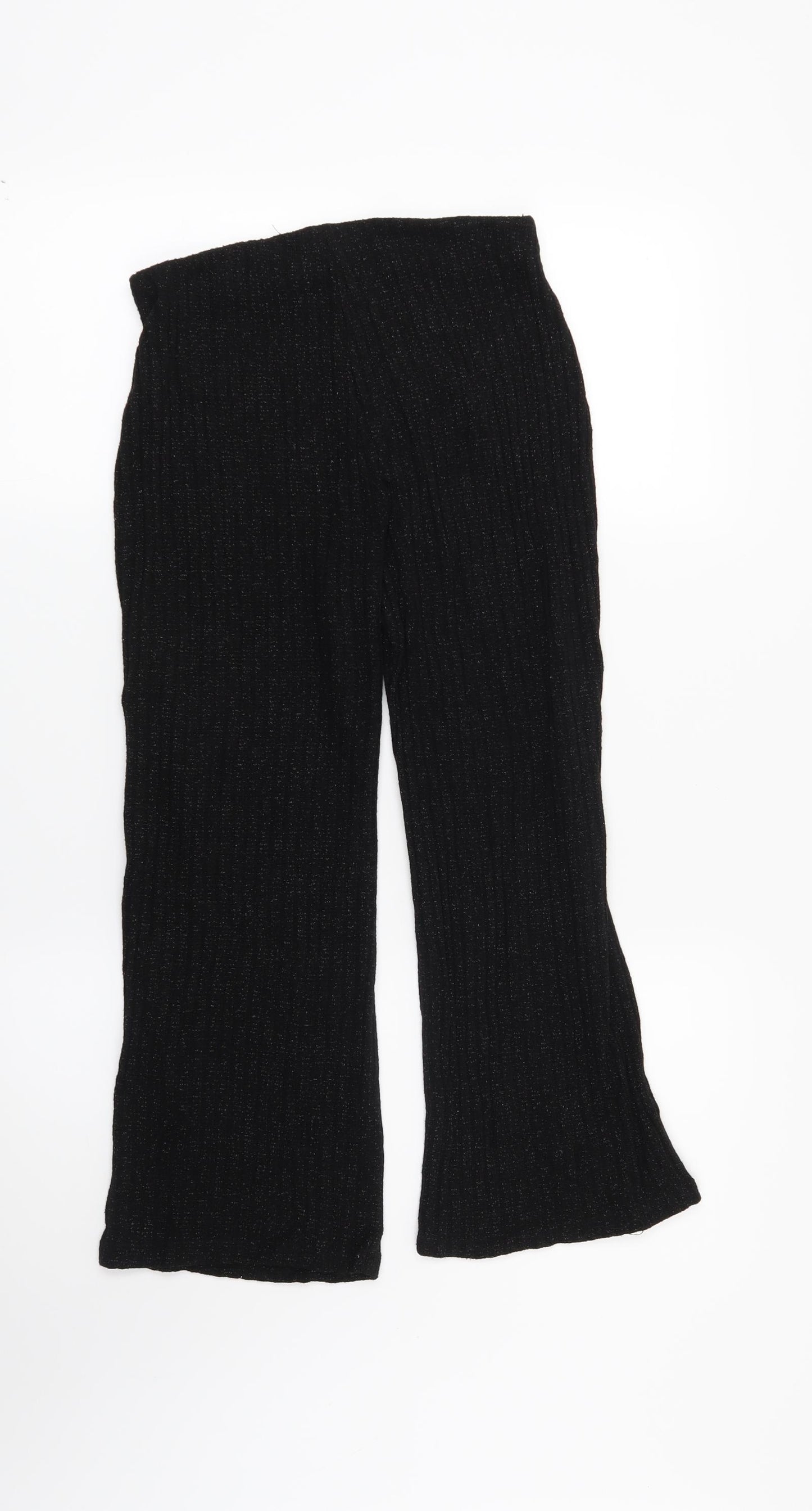 Zara Womens Black Striped  Trousers  Size S L22 in