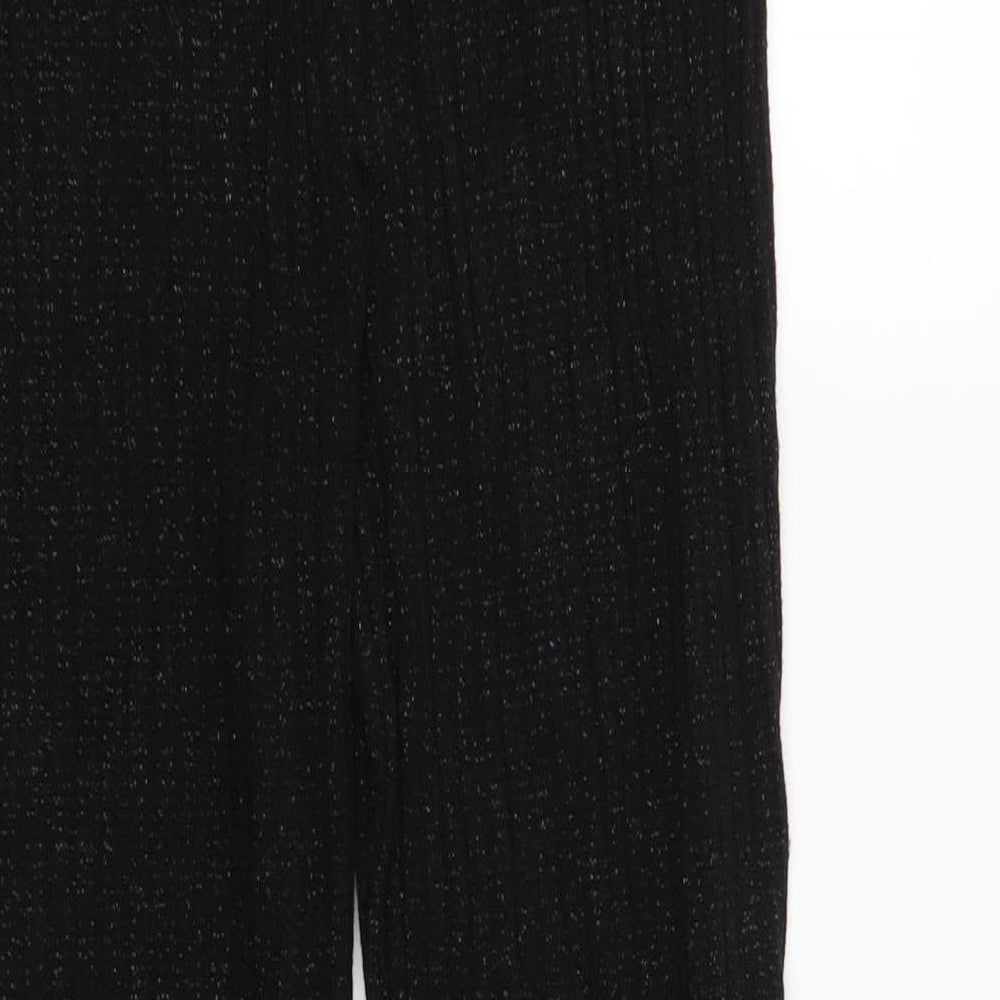 Zara Womens Black Striped  Trousers  Size S L22 in