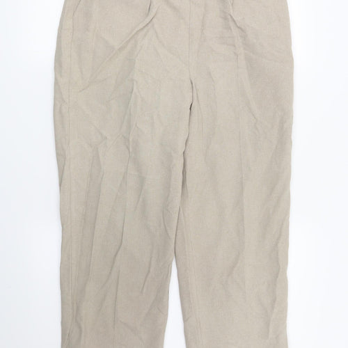 Bonmarché Womens Beige   Trousers  Size 14 L25 in
