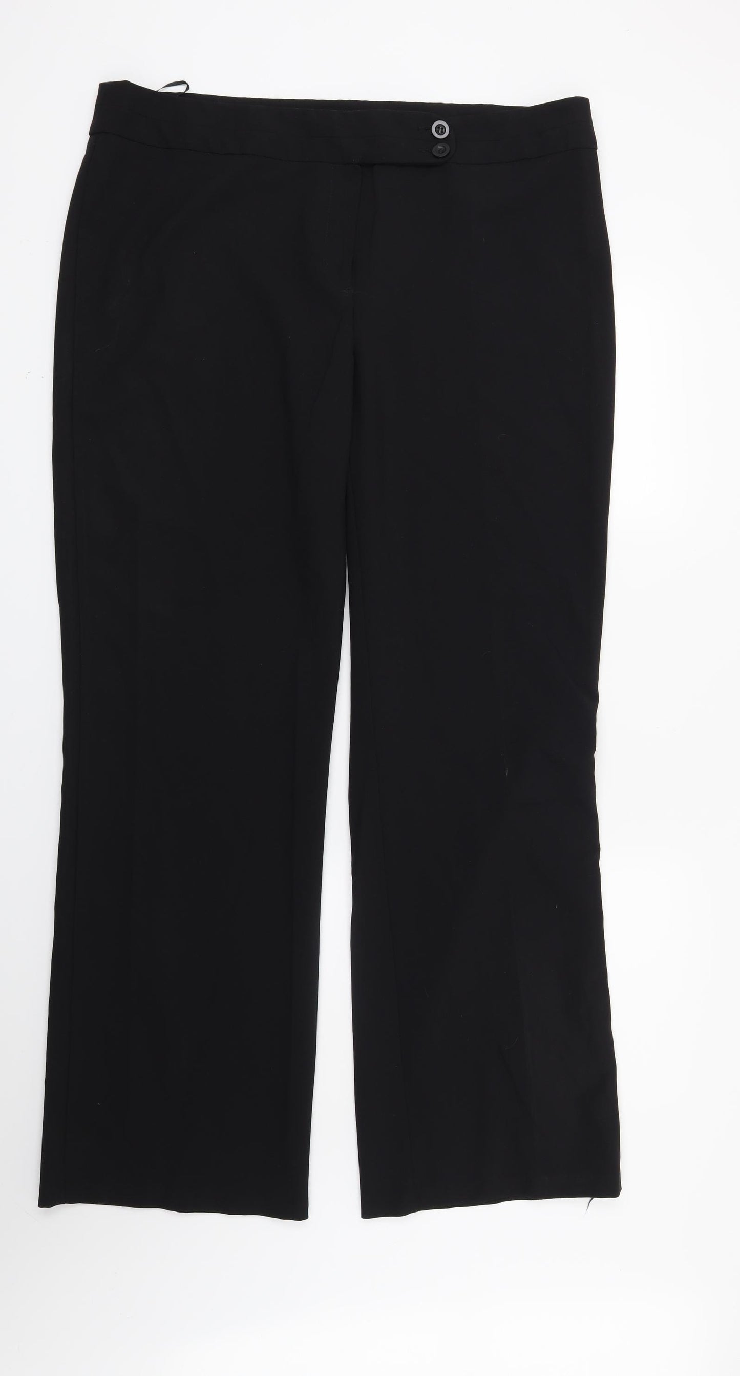 George Womens Black   Trousers  Size 18 L33 in