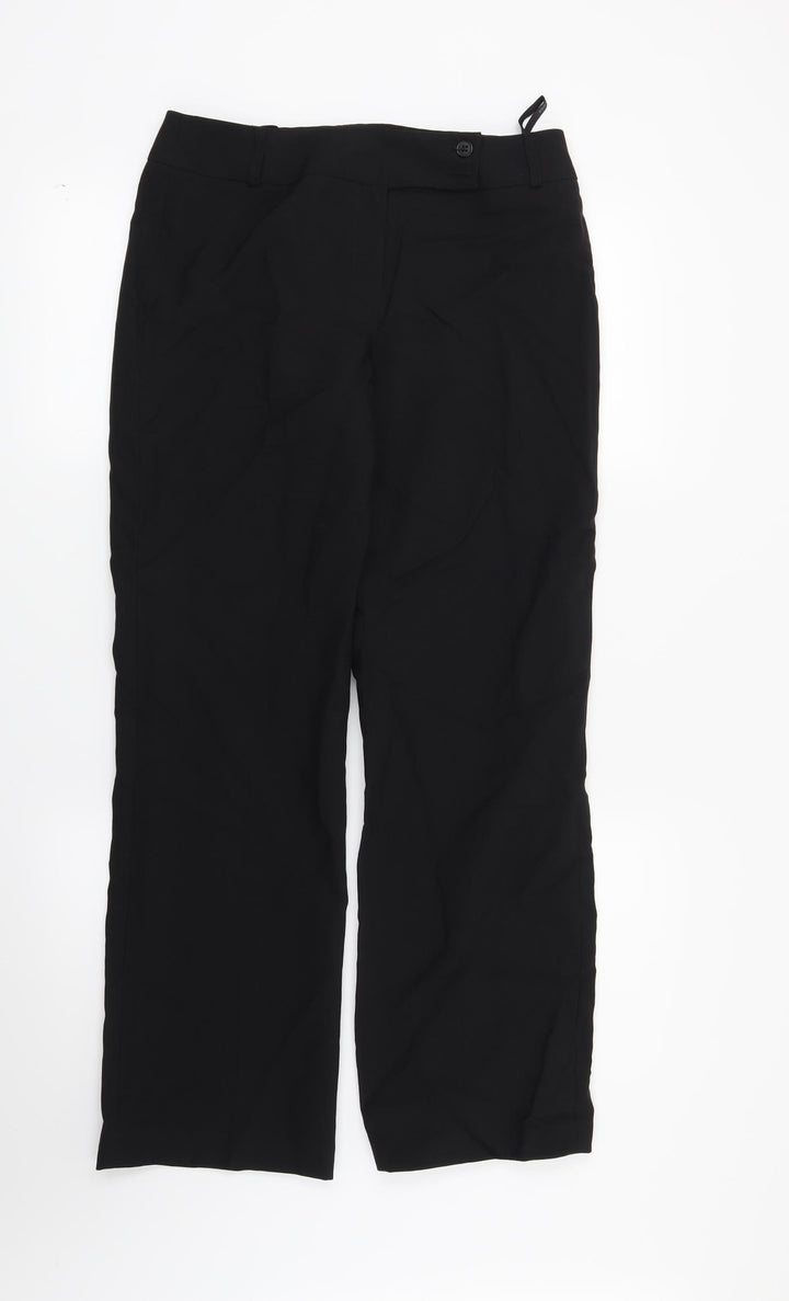 Dorothy Perkins Womens Black   Trousers  Size 10 L29 in