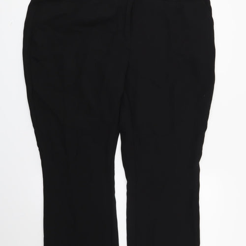 Papaya Womens Black   Trousers  Size 20 L29 in
