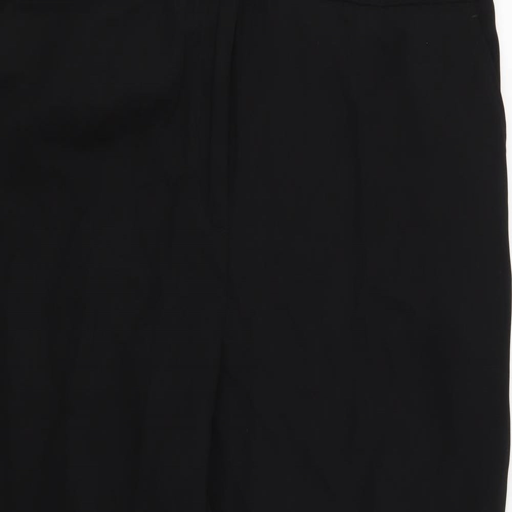 Papaya Womens Black   Trousers  Size 20 L29 in