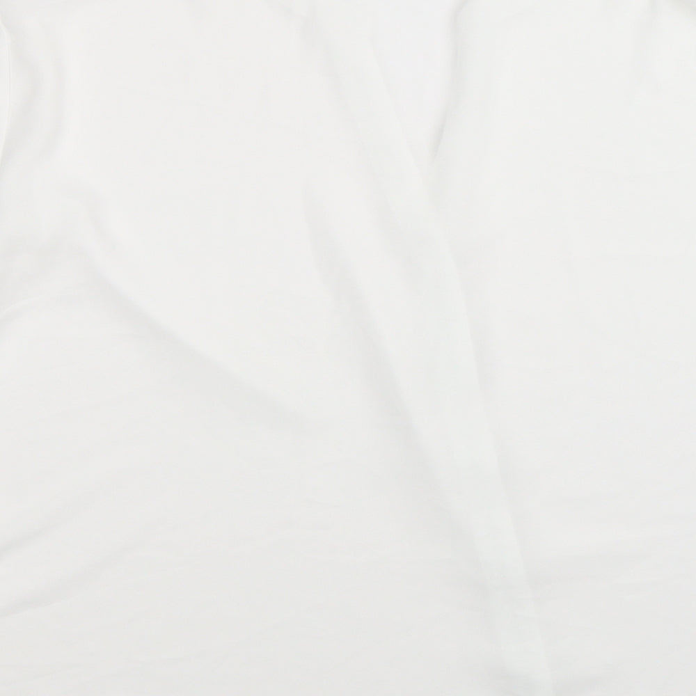 Dorothy Perkins Womens White  Satin Basic Blouse Size 18