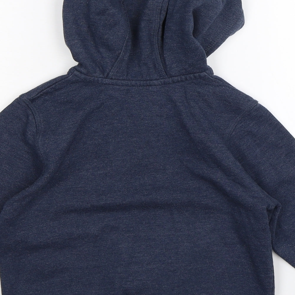 George Boys Blue   Full Zip Hoodie Size 2-3 Years