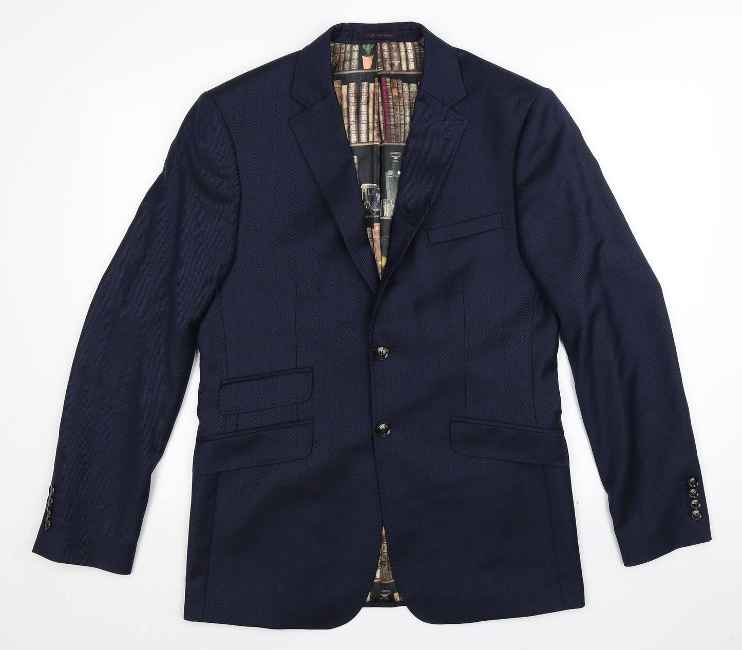 Ted Baker Mens Blue   Jacket Suit Jacket Size 40
