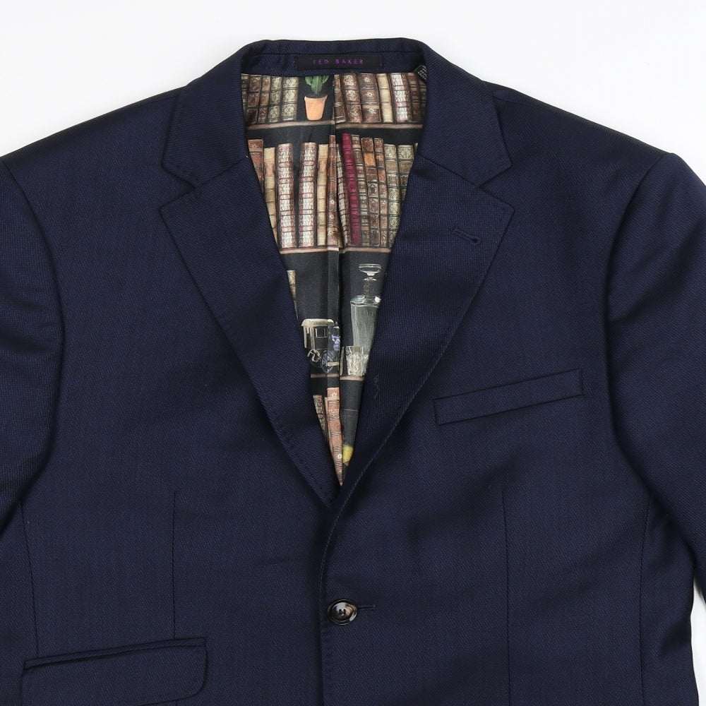 Ted Baker Mens Blue   Jacket Suit Jacket Size 40