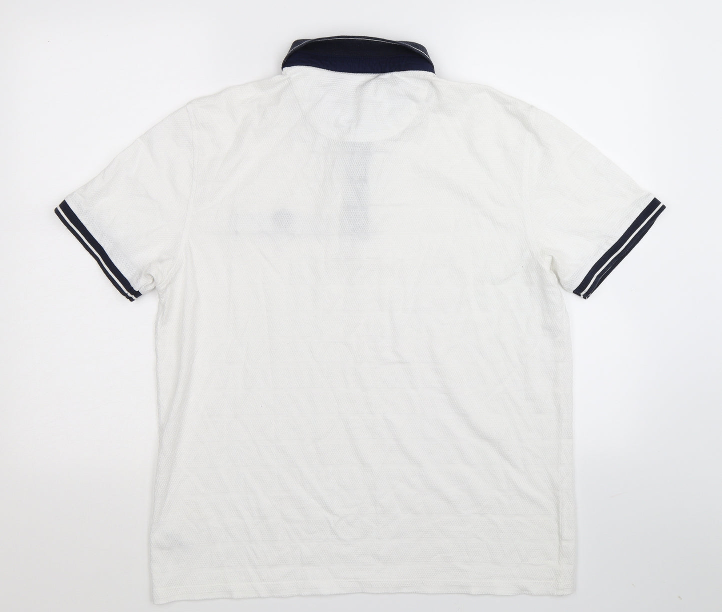 Primark Mens White    Polo Size L