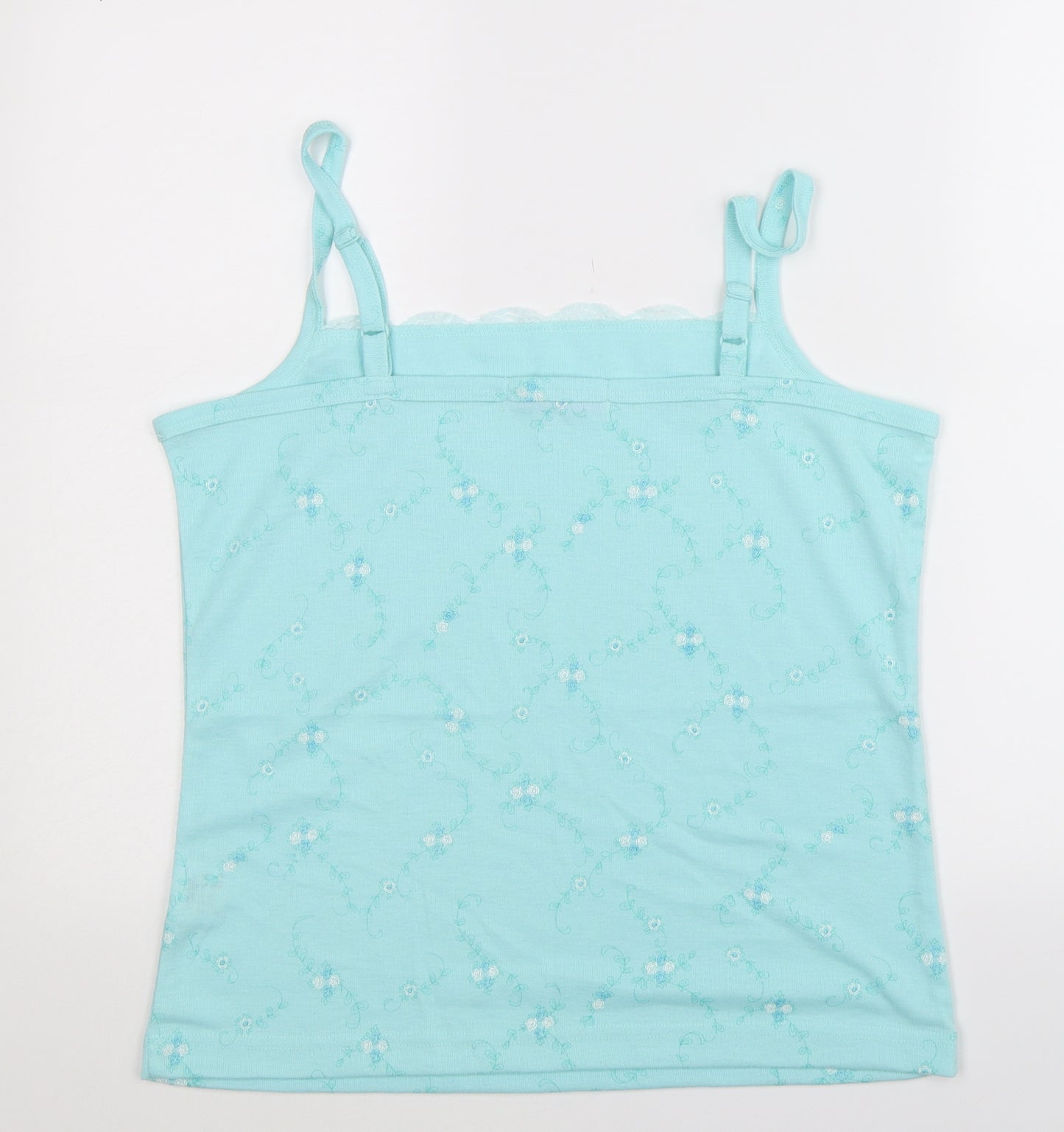 Casual Comfort Womens Blue   Basic Tank Size 20