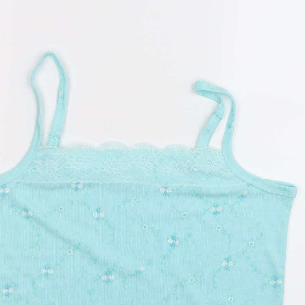 Casual Comfort Womens Blue   Basic Tank Size 20