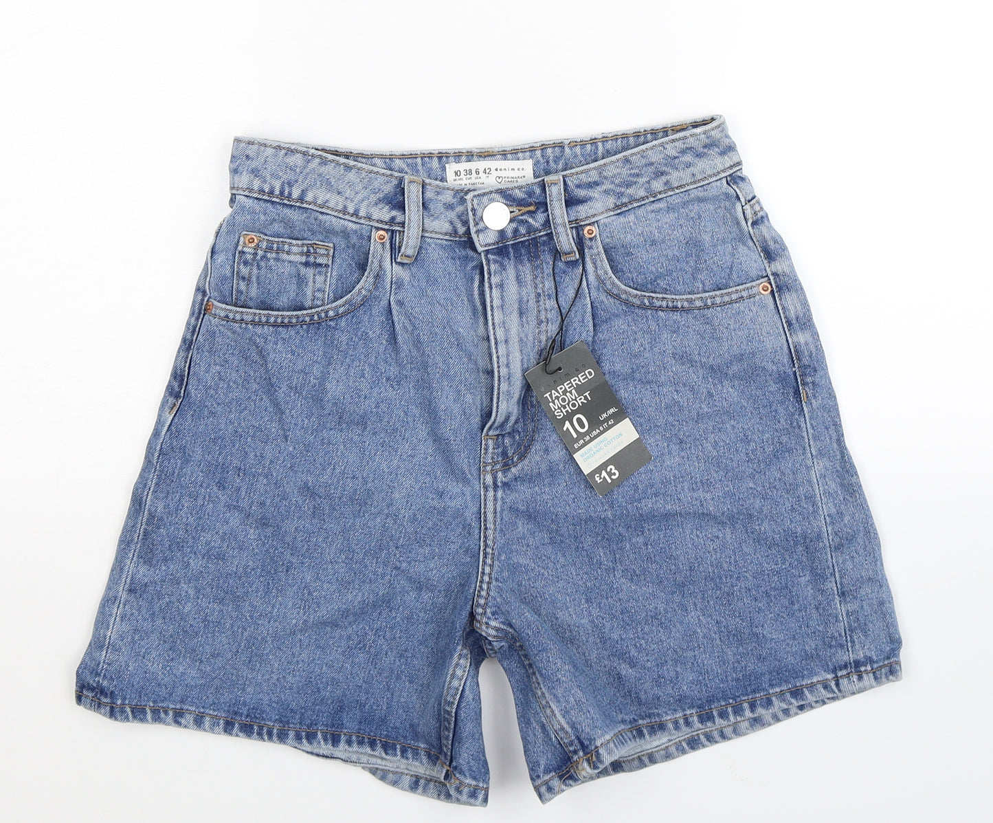 Denim Co Womens Blue  Denim Bermuda Shorts Size 10