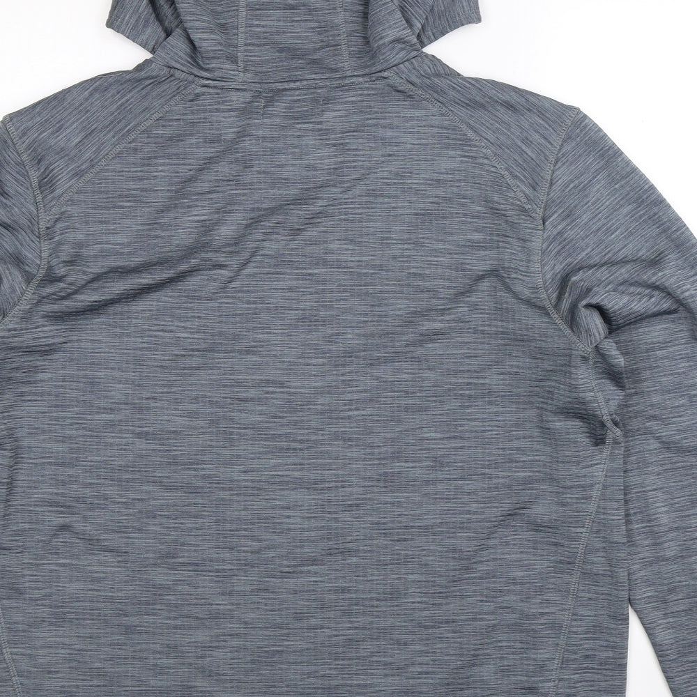 TU Mens Grey   Pullover Hoodie Size L