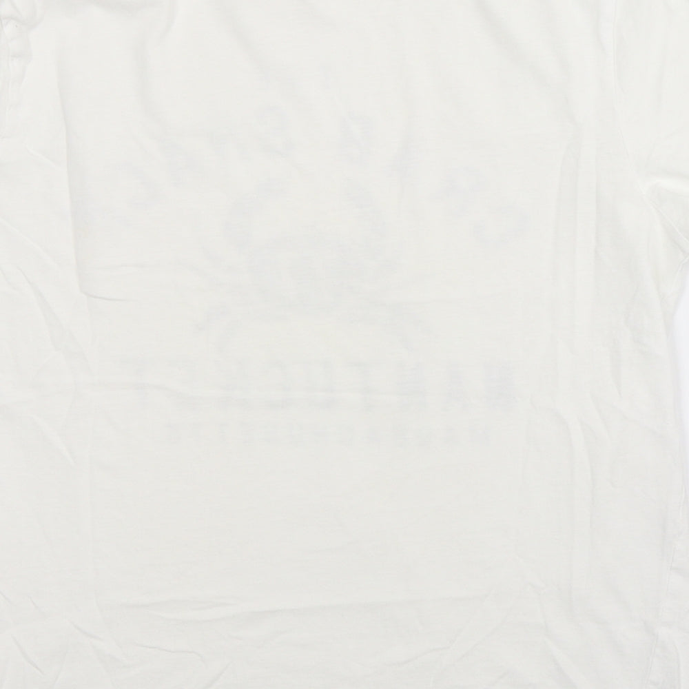 TU Mens White    T-Shirt Size S