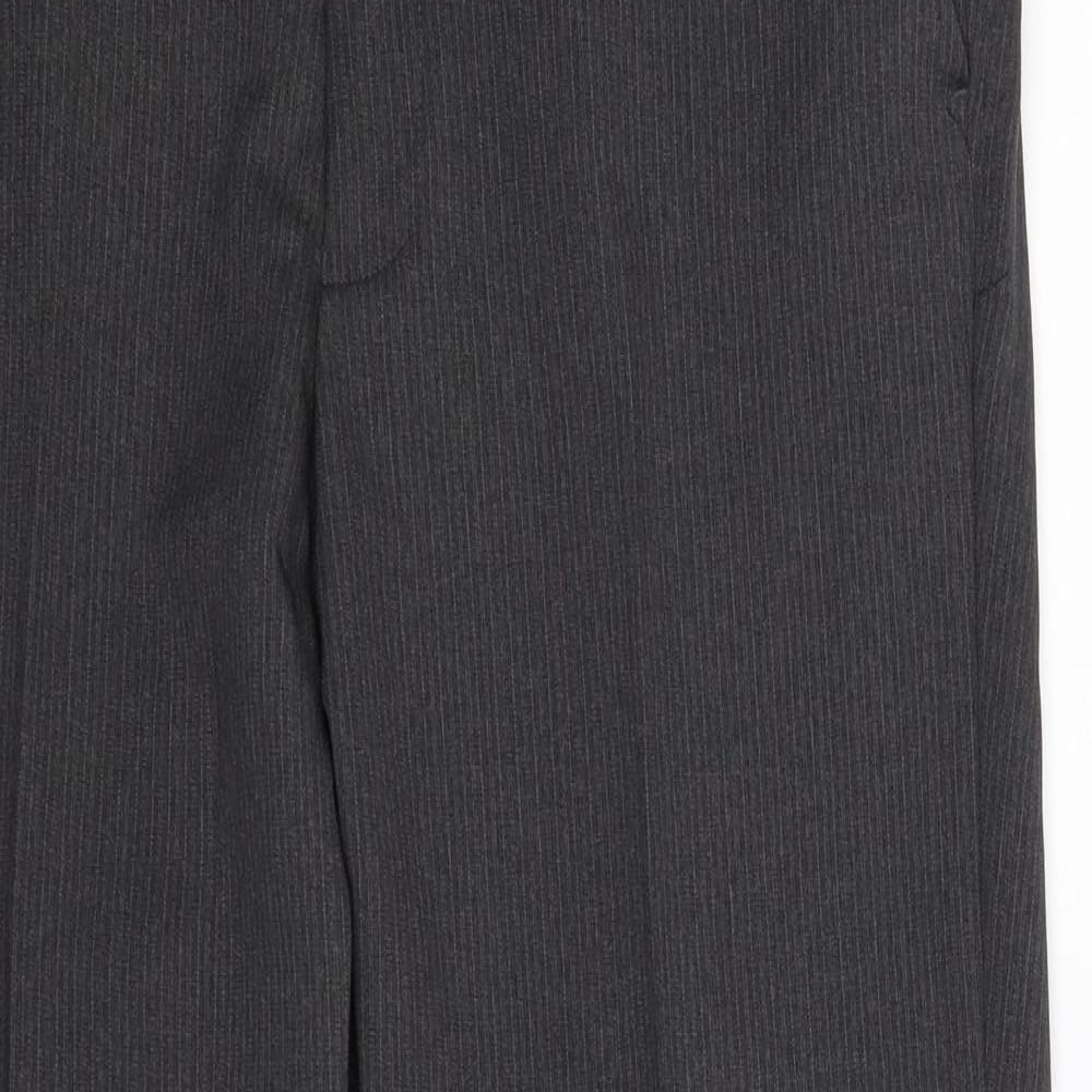 Matalan Mens Grey   Dress Pants Trousers Size 34 L29 in