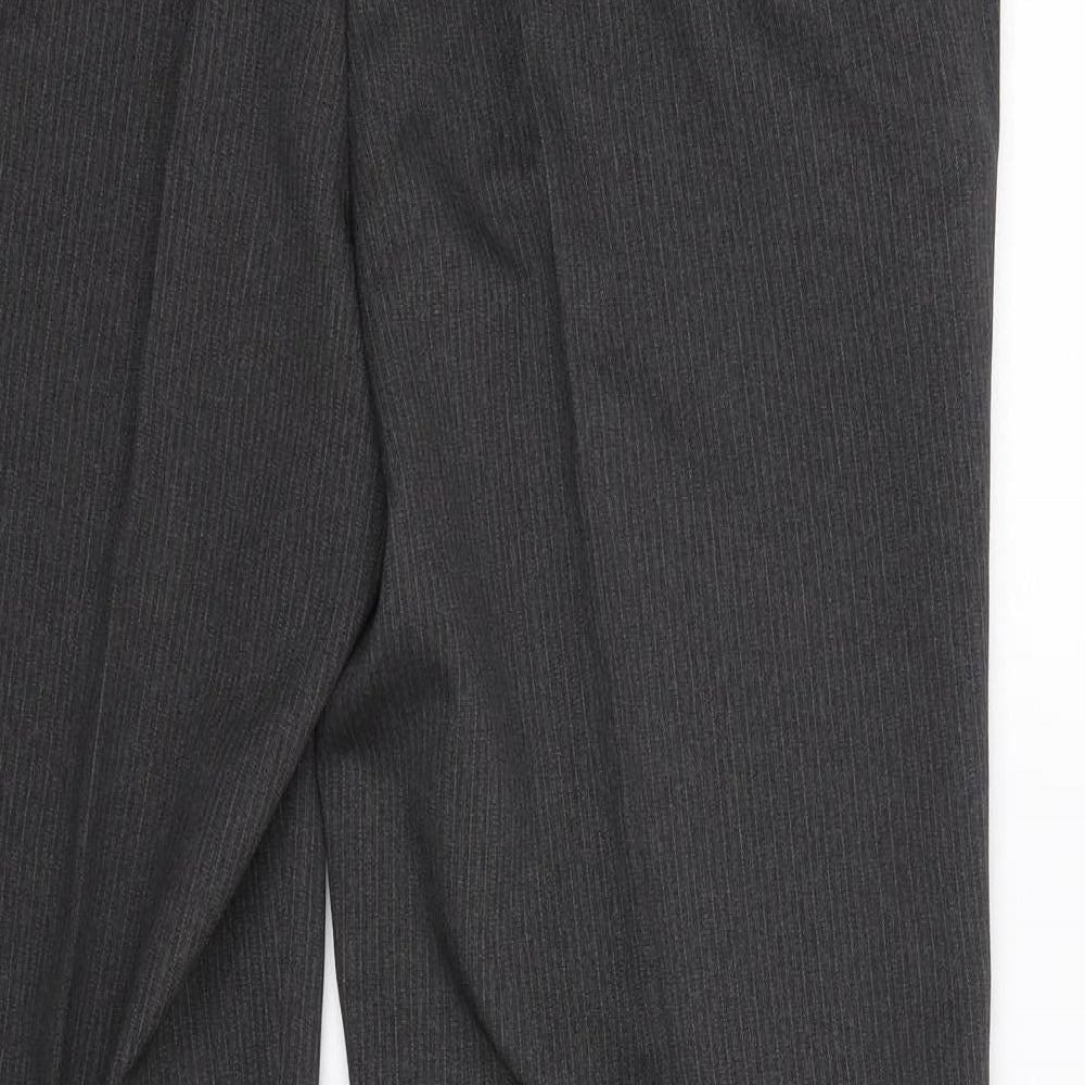 Matalan Mens Grey   Dress Pants Trousers Size 34 L29 in