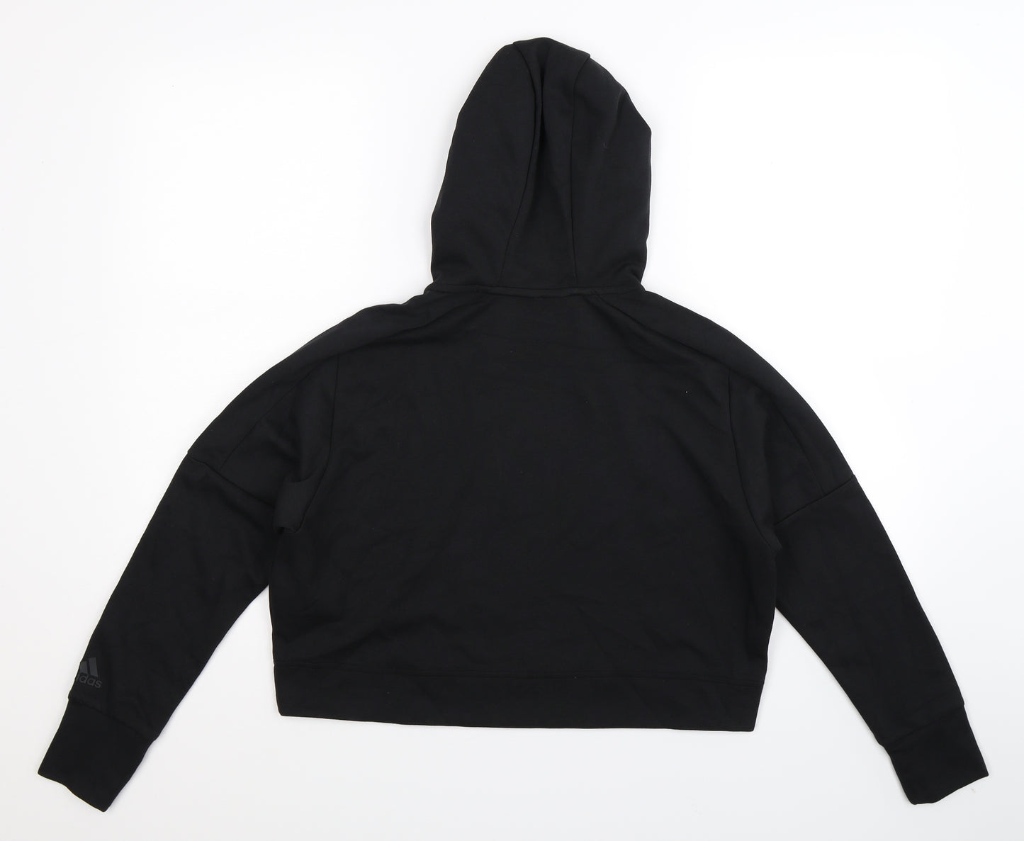 adidas Womens Black   Pullover Hoodie Size XS