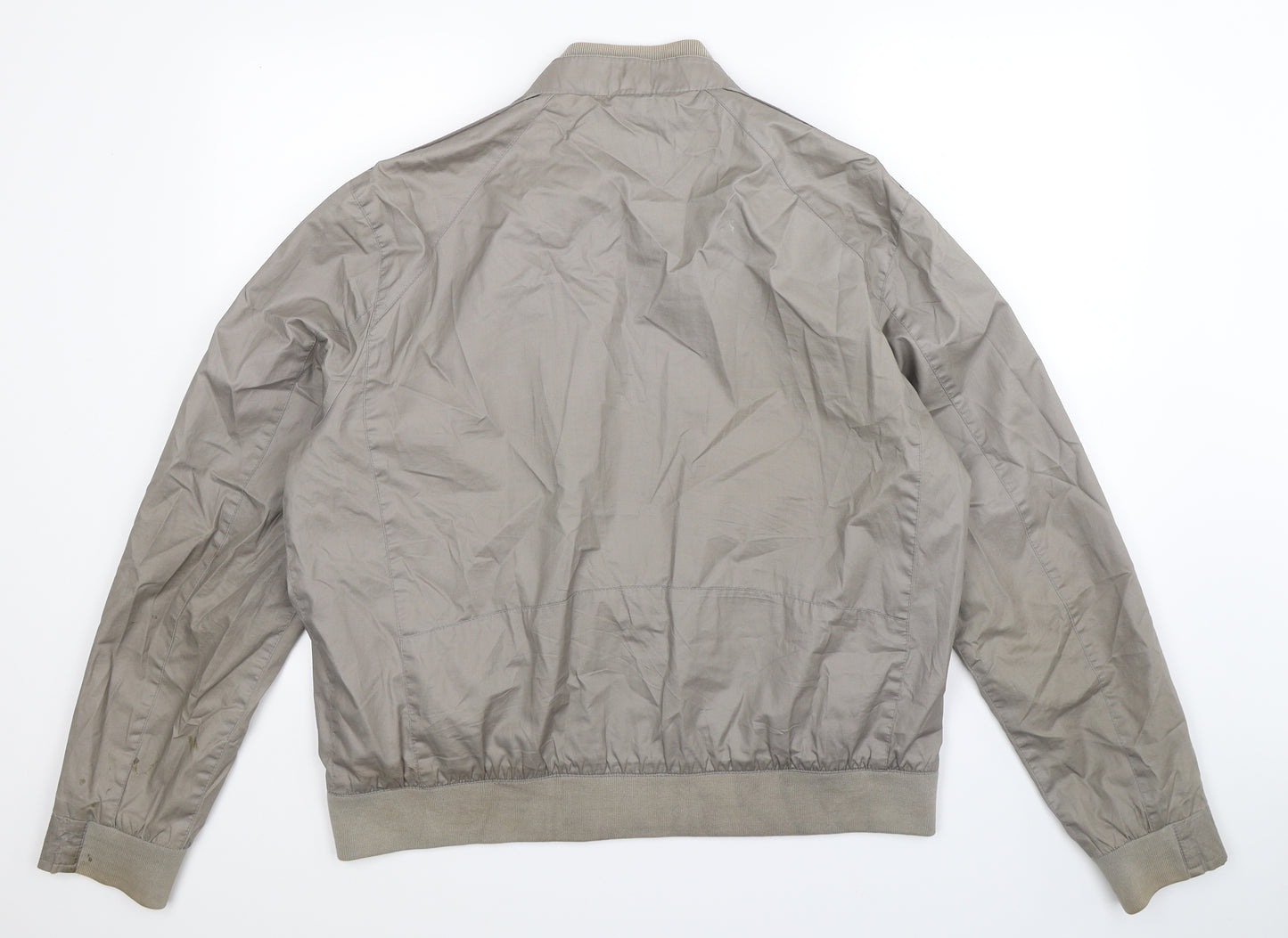 Marks and Spencer Mens Grey   Bomber Jacket Jacket Size XL