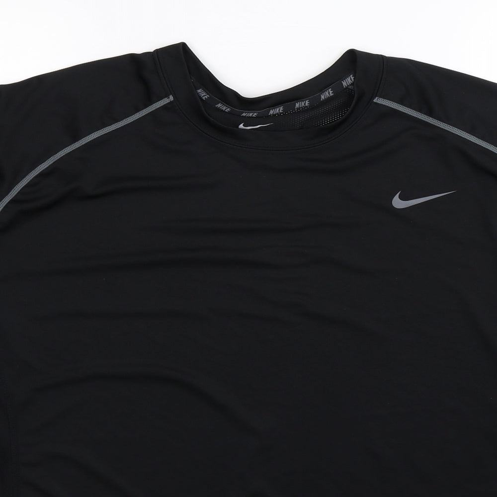 Nike Mens Black   Jersey T-Shirt Size XL