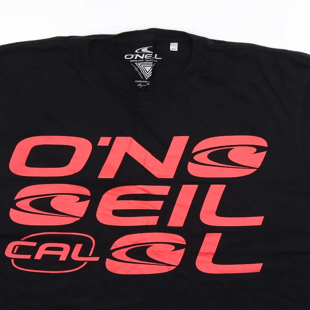O'Neill Mens Black    T-Shirt Size 2XL