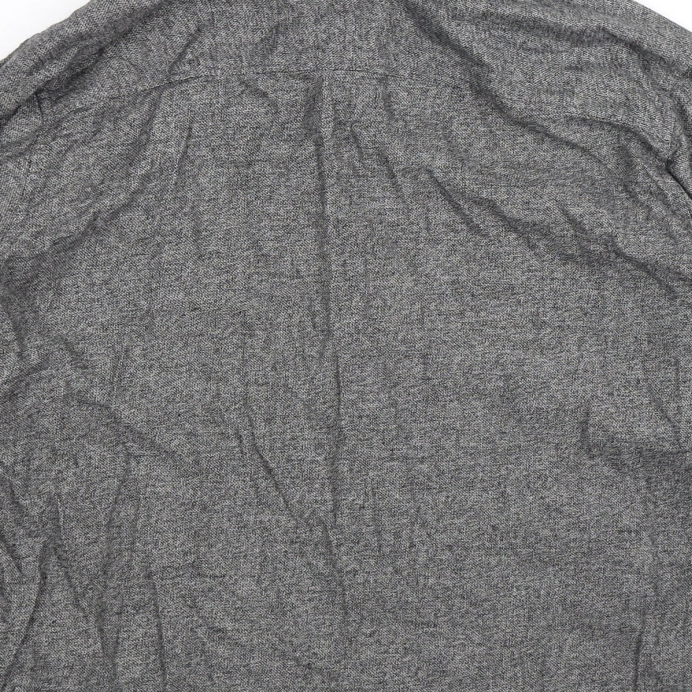 Topman Mens Grey    Button-Up Size S