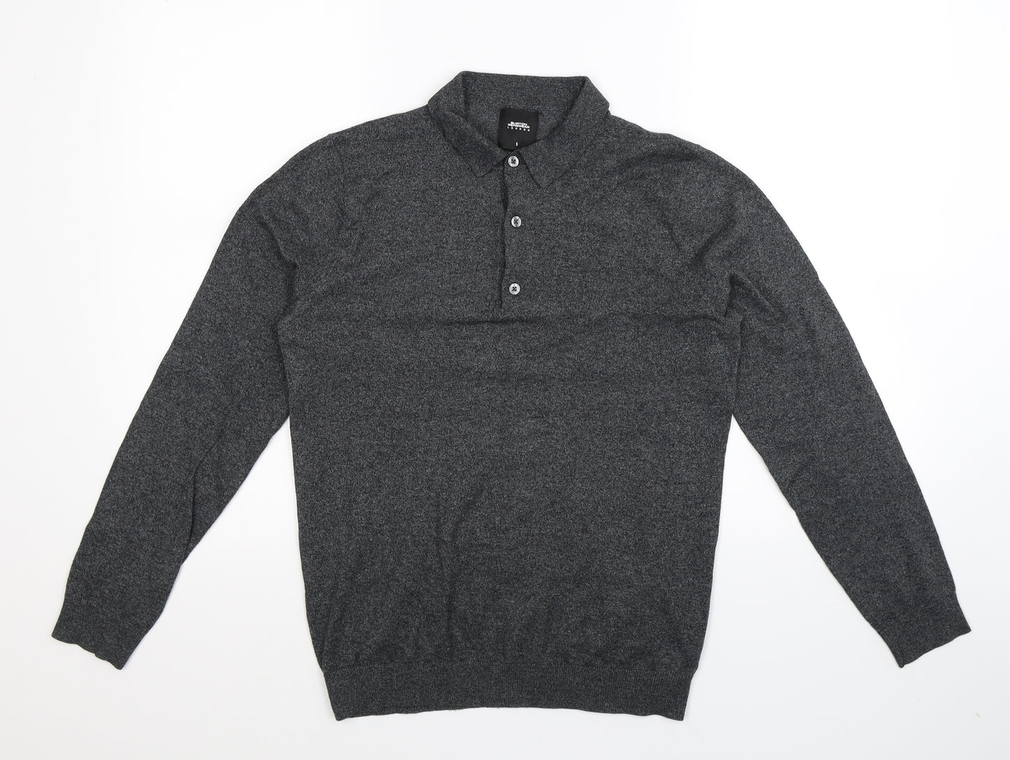 Burton Mens Grey  Knit Pullover Jumper Size S