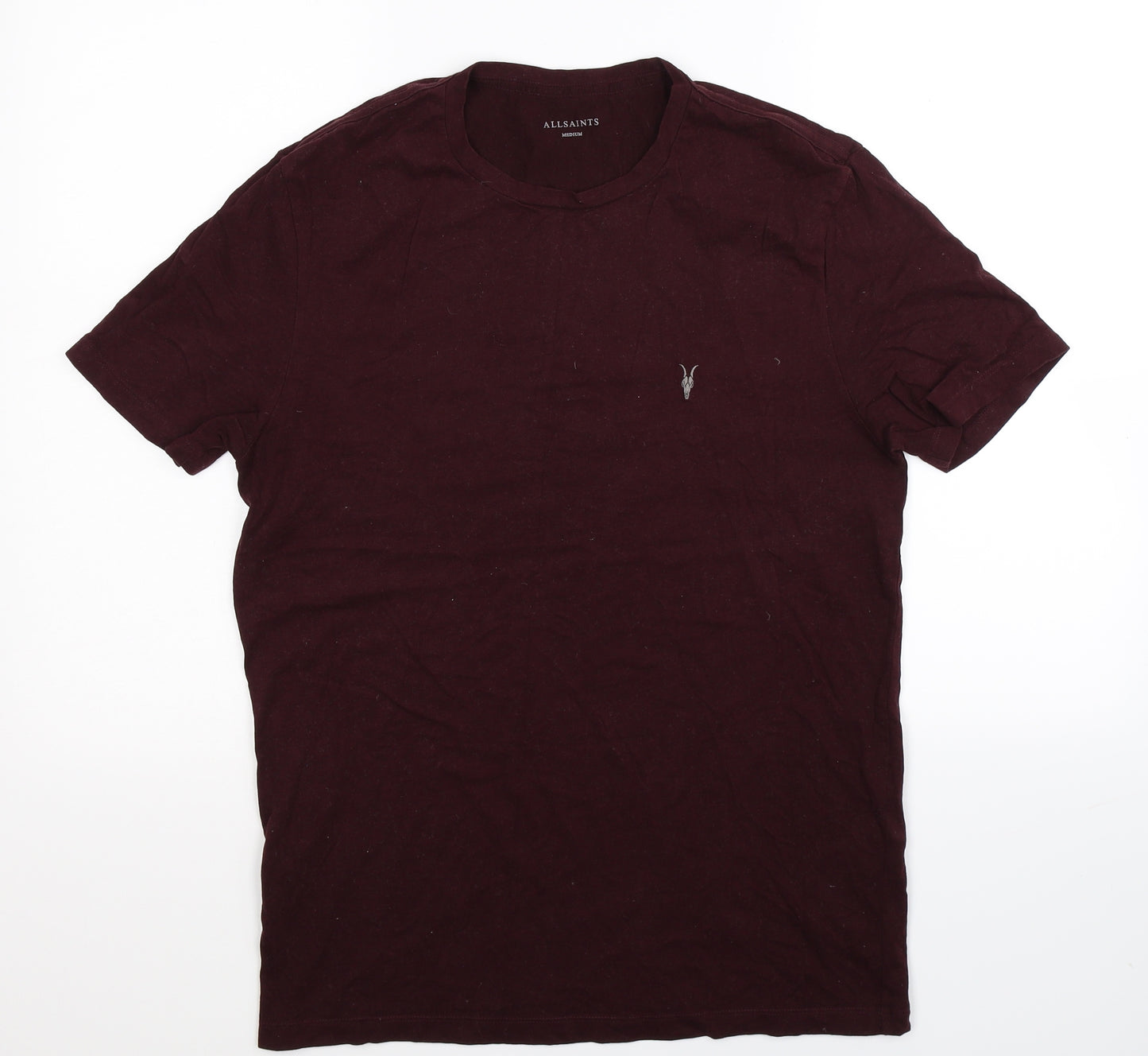 AllSaints Mens Brown    T-Shirt Size M