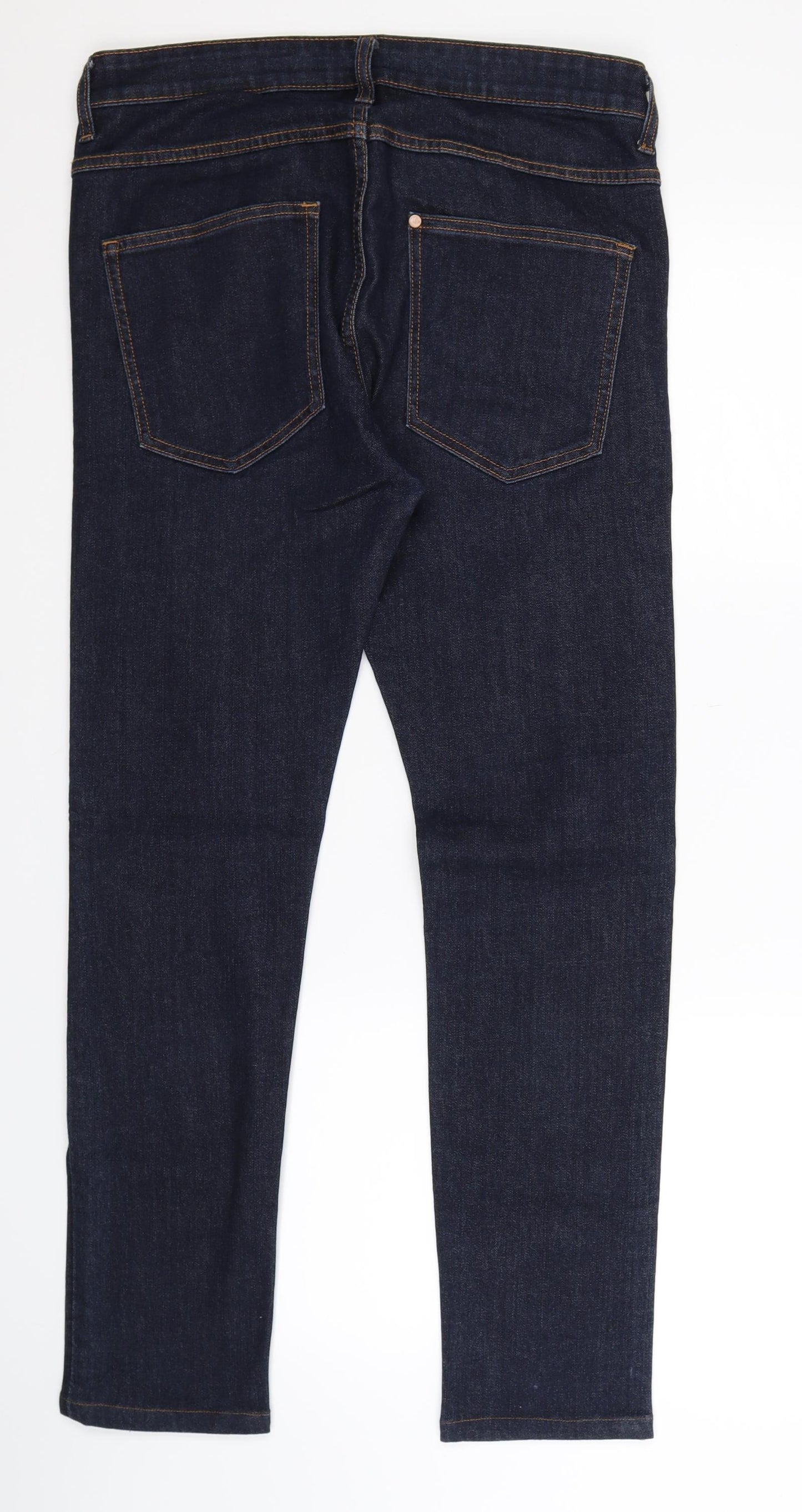 H&M Mens Blue  Denim Skinny Jeans Size 34 L29 in