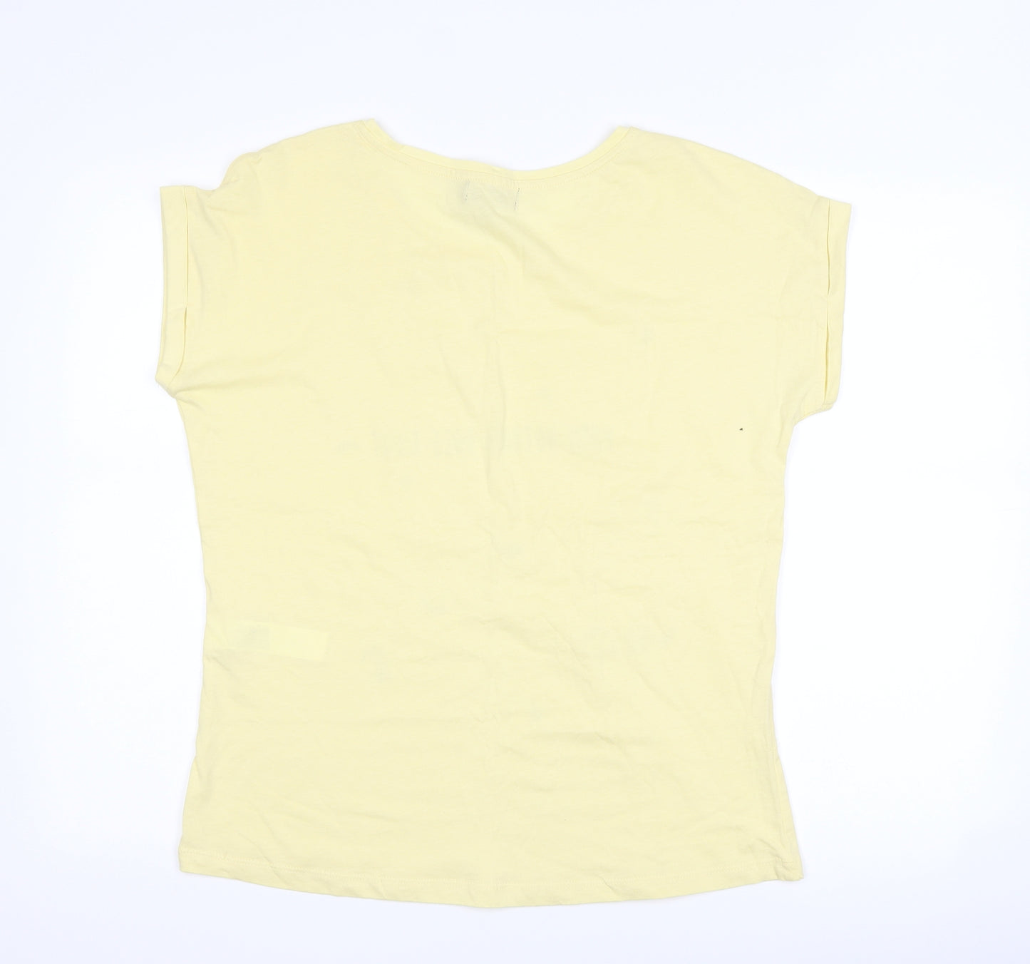 yfl reserved Womens Yellow   Basic T-Shirt Size L  - slogan