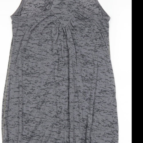 Select Womens Grey   Basic Tank Size 10  - peace