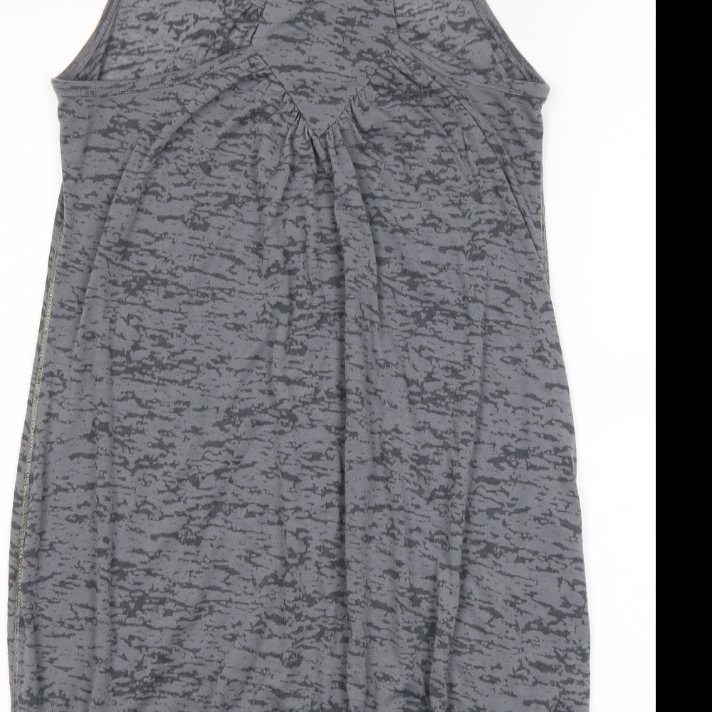 Select Womens Grey   Basic Tank Size 10  - peace