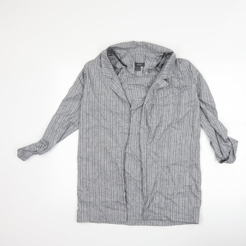 Primark Womens Grey Striped  Jacket  Size 10