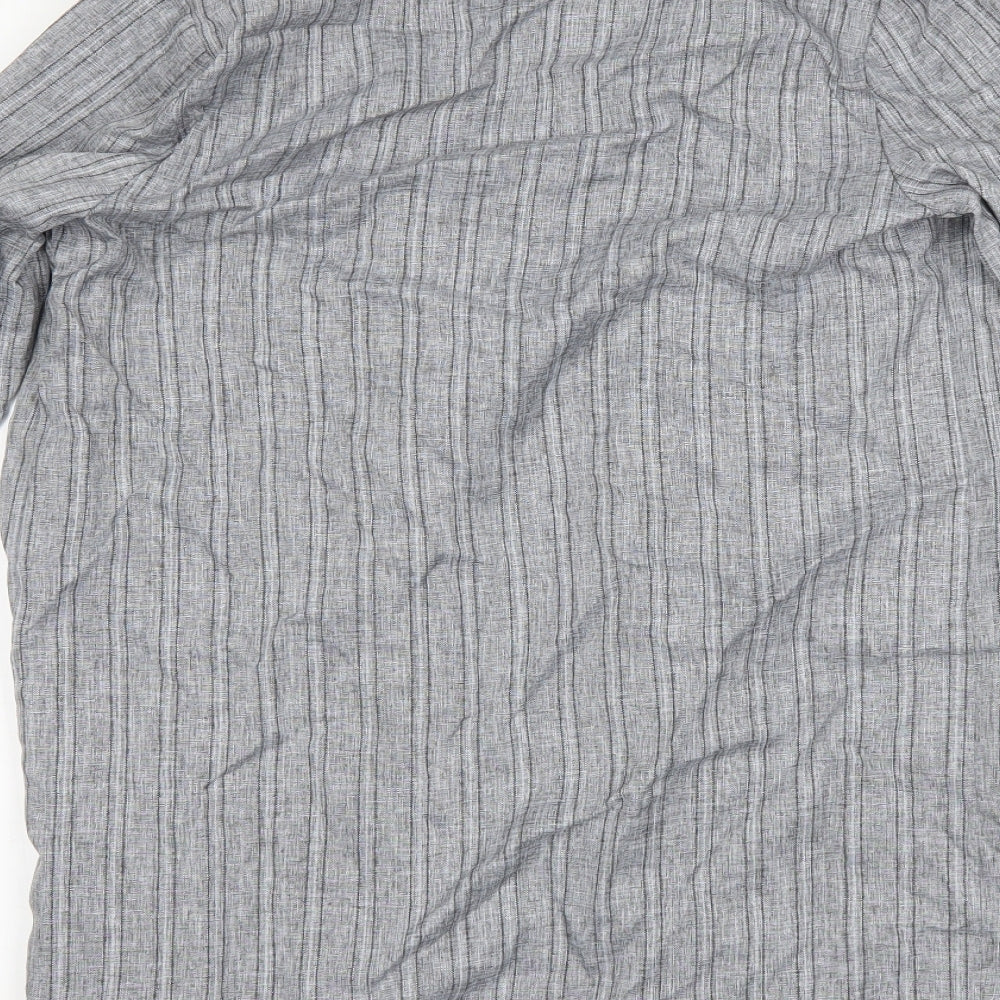 Primark Womens Grey Striped  Jacket  Size 10