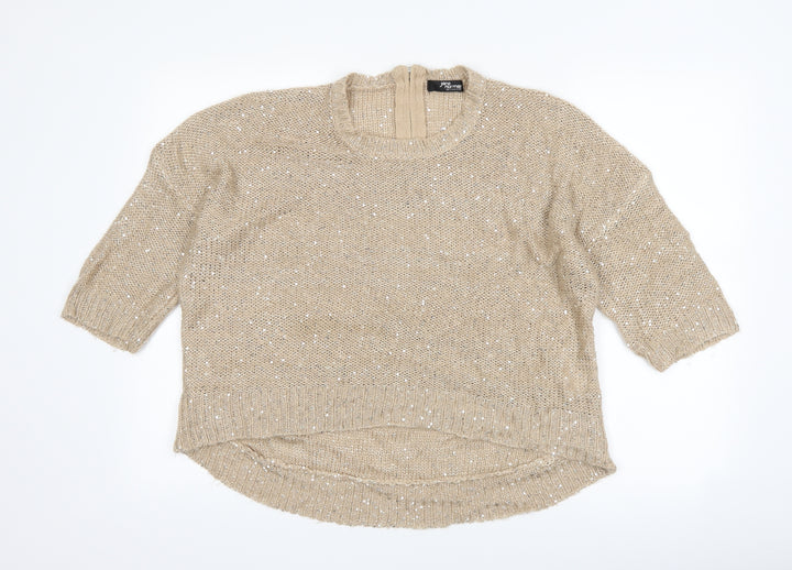 Jane Norman Womens Brown   Pullover Jumper Size 14