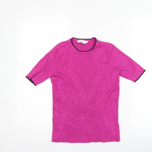 Principles Womens Pink   Basic T-Shirt Size 12