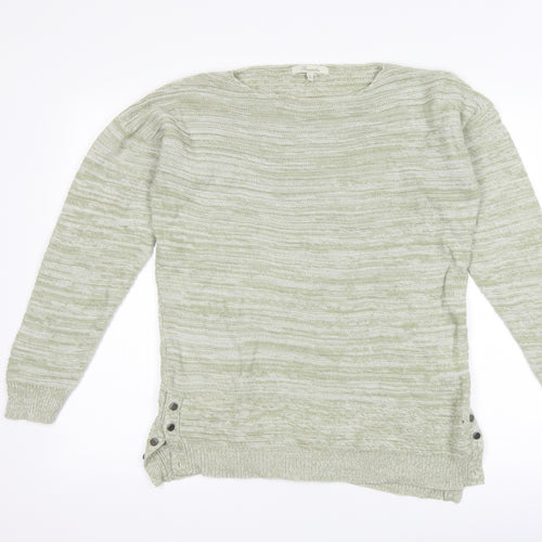 Peacocks Womens Green   Pullover Jumper Size M