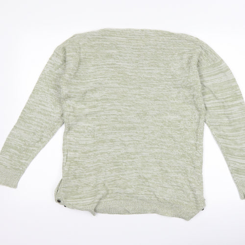 Peacocks Womens Green   Pullover Jumper Size M