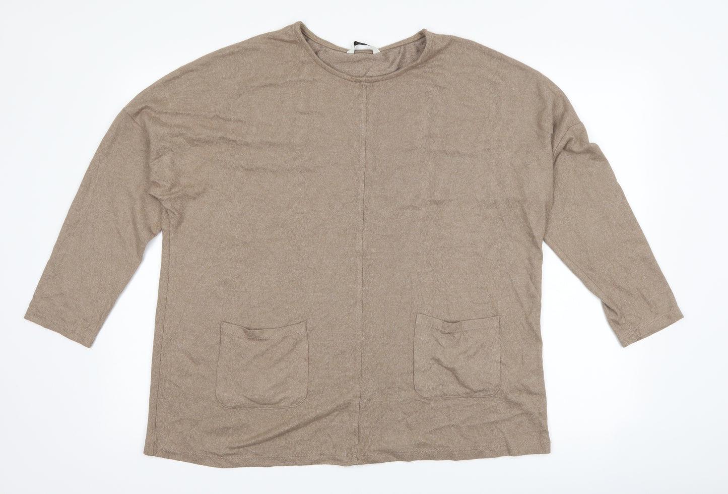 George Womens Brown   Pullover Jumper Size L