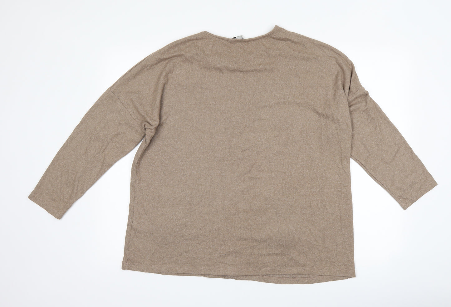 George Womens Brown   Pullover Jumper Size L