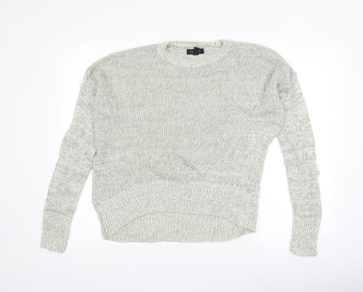 New Look Womens Grey Pullover Jumper Size M