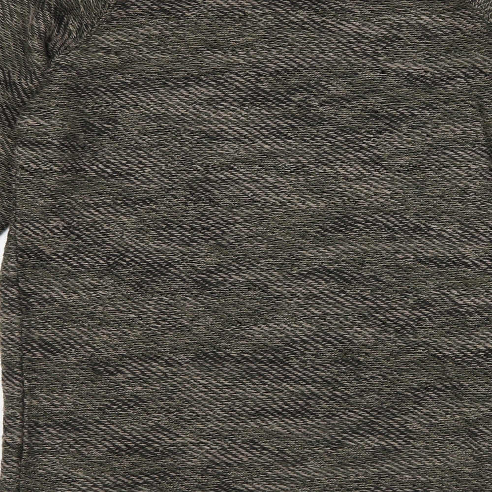 Zara Mens Green Camouflage  Pullover Jumper Size M