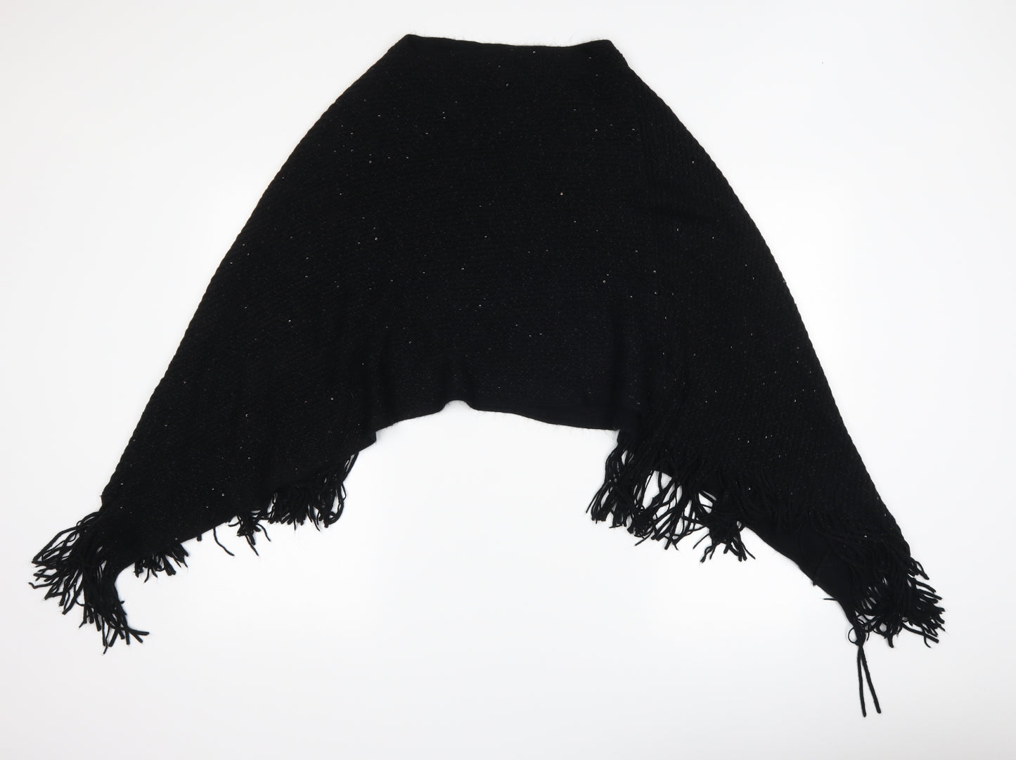 Matalan Womens Black   Jacket Poncho One Size