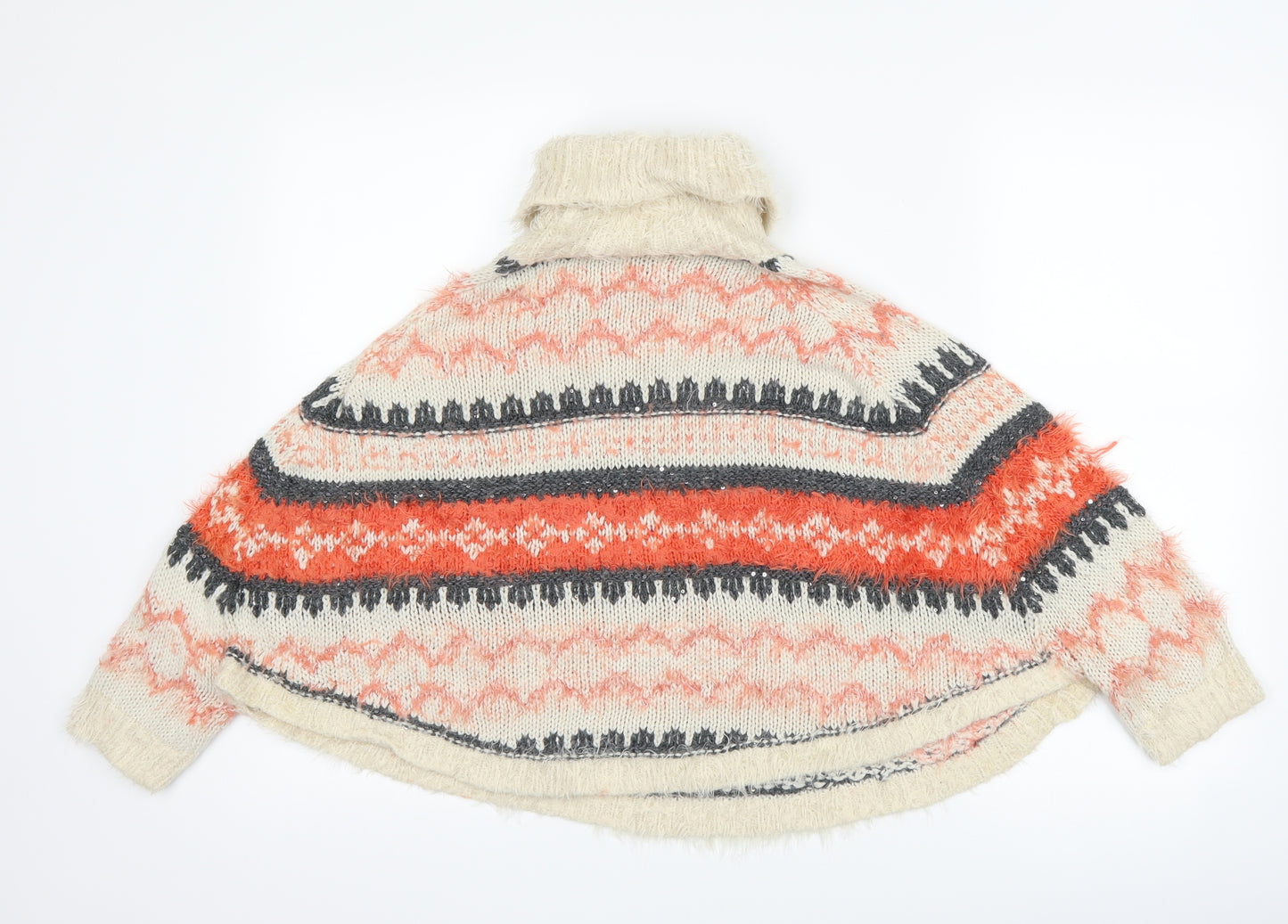 Tammy Girl Girls Beige Striped  Pullover Jumper Size 11-12 Years