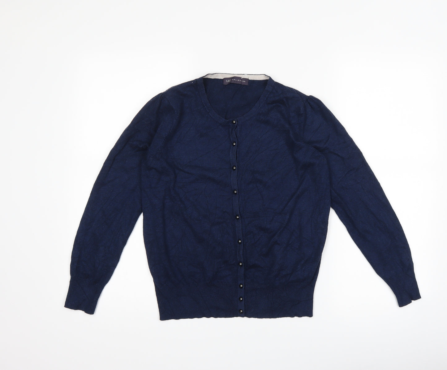 Marks and Spencer Womens Blue   Cardigan Jumper Size 12