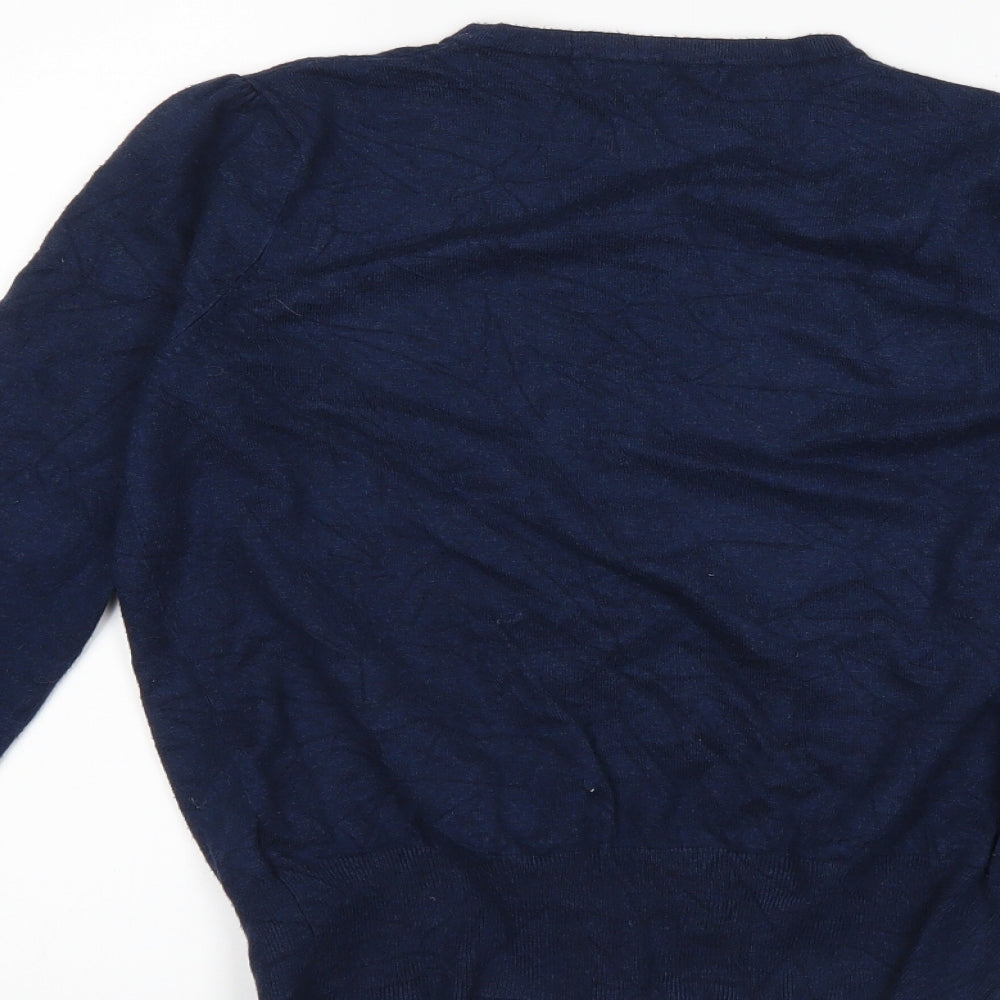 Marks and Spencer Womens Blue   Cardigan Jumper Size 12