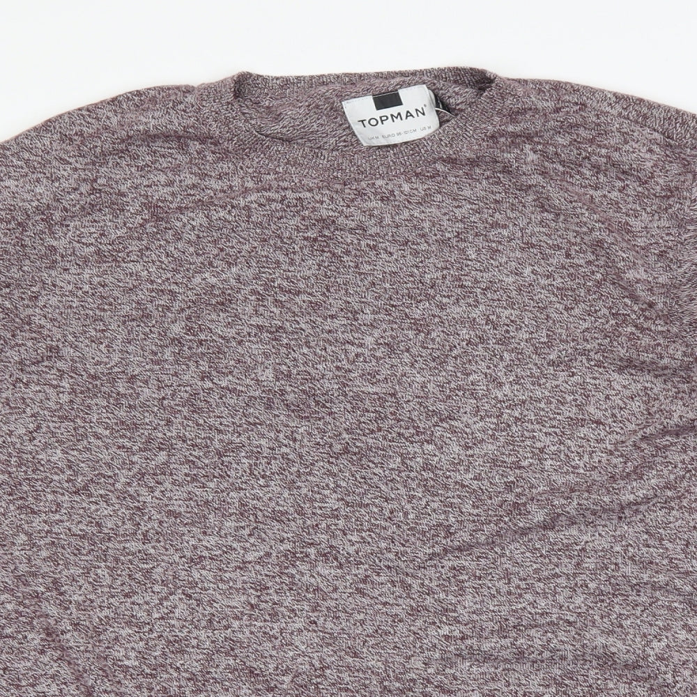 Topman Mens Purple   Pullover Jumper Size M
